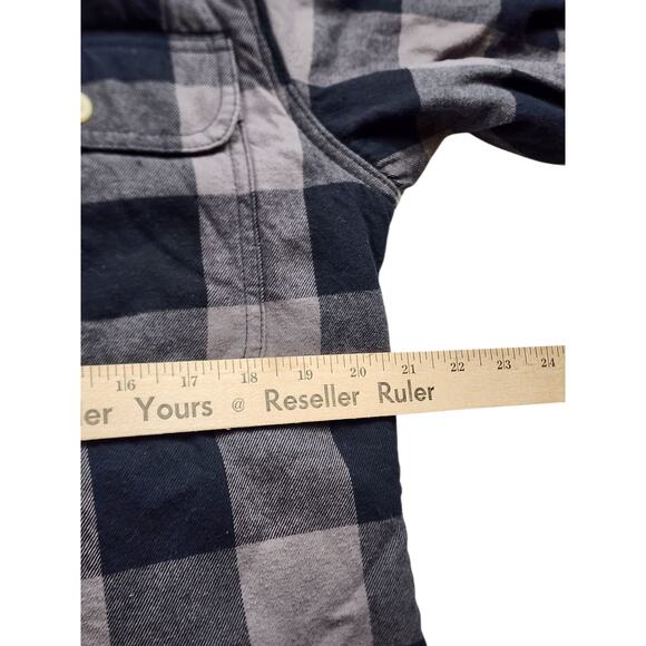 RedHead Fleece Plaid Flannel Jacket Shirt Men Medium Shacket Lumberjack Gorpcore - Picture 5 of 15